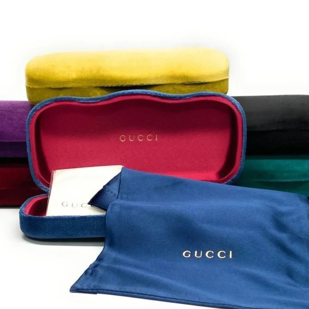 New! Gucci Black 54mm Men's Eyeglasses - Picture 5 of 5